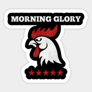 Morning Glory Sticker